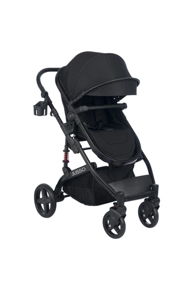 Jusso Pro Max Travel Sistem Bebek Arabası Siyah Siyah - 2