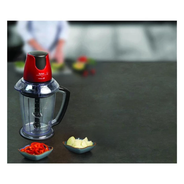 Tefal  MasterChop 4 Bıçaklı Maxi Doğrayıcı Kırmızı - 2