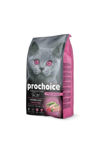 Prochoice Pro 37 Tavuklu Ve Pirinçli Yavru Kedi Maması 2Kg