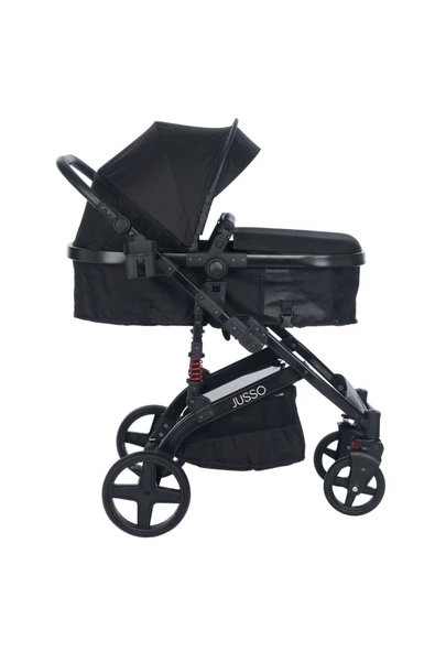 Jusso Pro Max Travel Sistem Bebek Arabası Siyah Siyah - 6