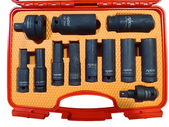 Rico RC2333 12 Parça Derin Havalı Lokma Seti 1/2 - 2