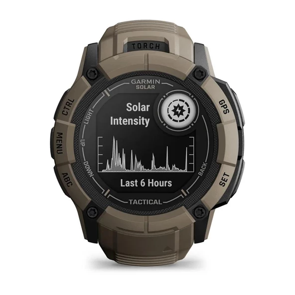 Garmin Instinct 2X Solar Tactical Coyote Tan Multisport Akıllı Saat