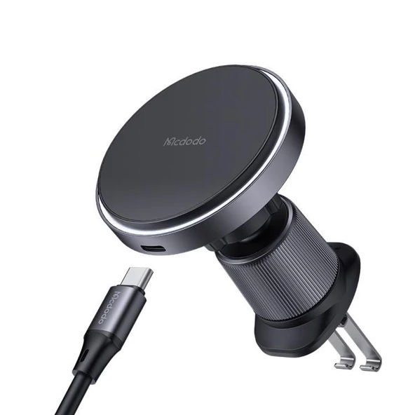 Mcdodo CH-5480 15W Manyetik Wireless Araç Tutucu-Siyah - 2