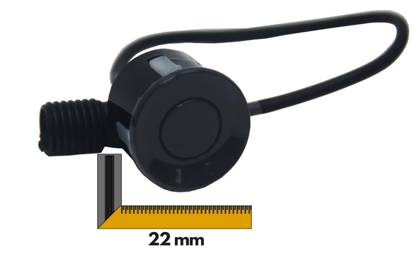 Araç Park Sensör Gözü Universal Tek 22mm Siyah - 3