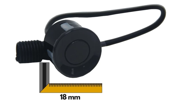 Araç Park Sensör Gözü Universal Tek 18mm Siyah - 3