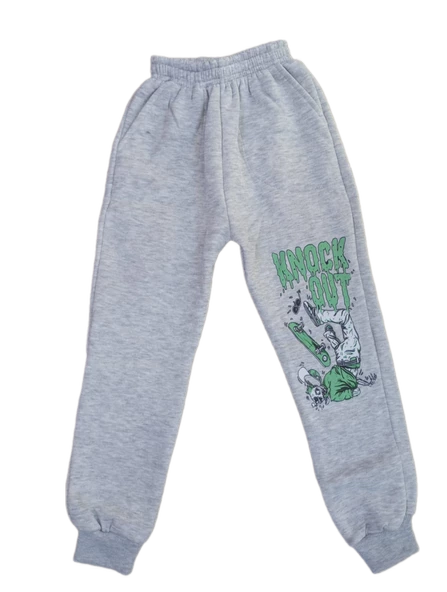 Erkek Çocuk 3 İp Baskılı 8/11 Yaş Eşofman Takım - 3