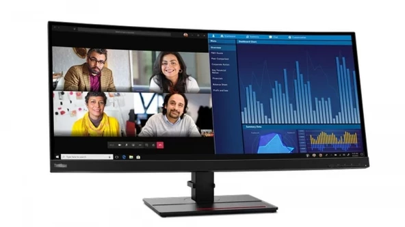 Lenovo Monitör 34" Thınkvısıon P34W-20 Ips 4Ms 60Hz Hdmı Dp 3440X1440