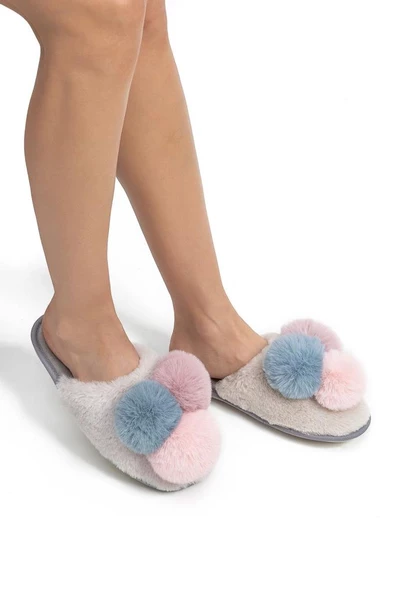 Twigy CC0091 TW JESS 23 Kadın Terlik Gri 36-41
