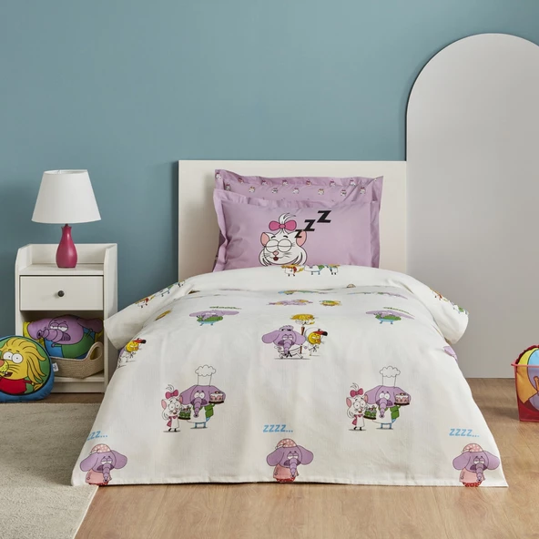 Karaca Home X Kral Şakir Yemek Savaşı Tek Kişilik Pike - 3