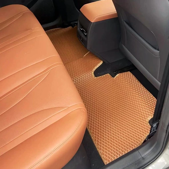 Bod Chery Omoda 5/Pro 3D Havuzlu Paspas Taba 2023-Sonrası Fitil Rengi Taba - Resim 4