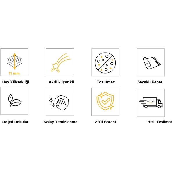 ARTEMİS MURANO 06431D GRİ KREM HALI 160X230 - Resim 3