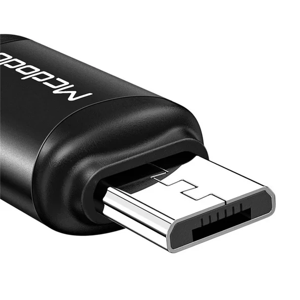 MCDODO OT-7690 Type-C - Micro USB OTG Adaptörü - Siyah - Resim 9