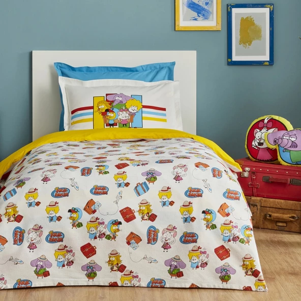 Karaca Home X Kral Şakir Travel Tek Kişilik Pike - Resim 3