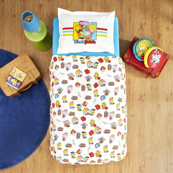 Karaca Home X Kral Şakir Travel Tek Kişilik Pike - Resim 11