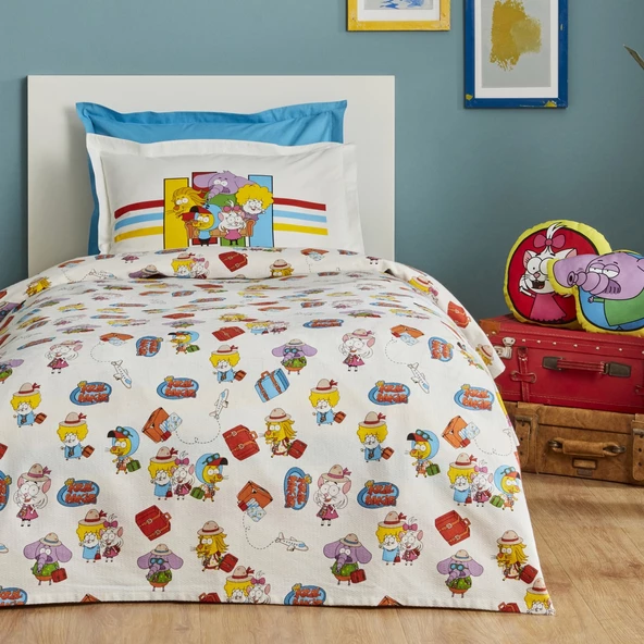 Karaca Home X Kral Şakir Travel Tek Kişilik Pike - Resim 8