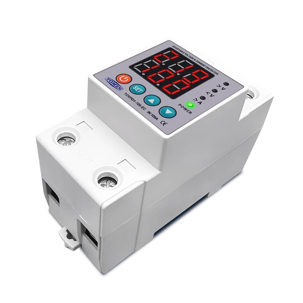 Tomzn Voltaj ve Akım Koruma Rölesi Yüksek Alçak Gerilim Akım Koruyucu 100A Elektrik Bekçisi - 7