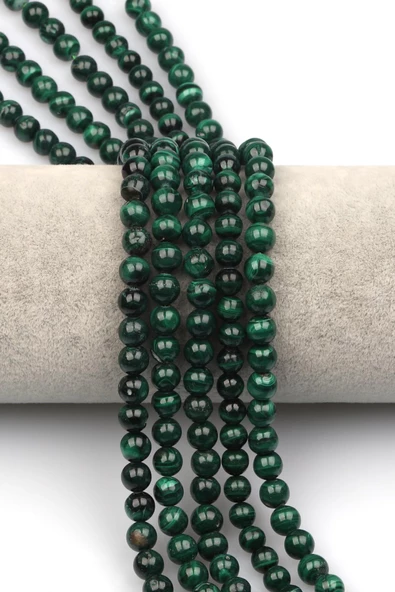 Malakit Doğaltaş Dizi 6 mm Küre Kesim ürün görseli