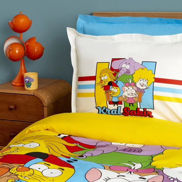 Karaca Home X Kral Şakir Sıkı Dostlar Tek Kişilik Nevresim Takımı - 3