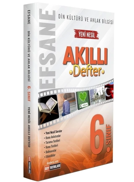 DDY 6.Sınıf Din Kültürü ve Ahlak Bilgisi Efsane Akıllı Defter