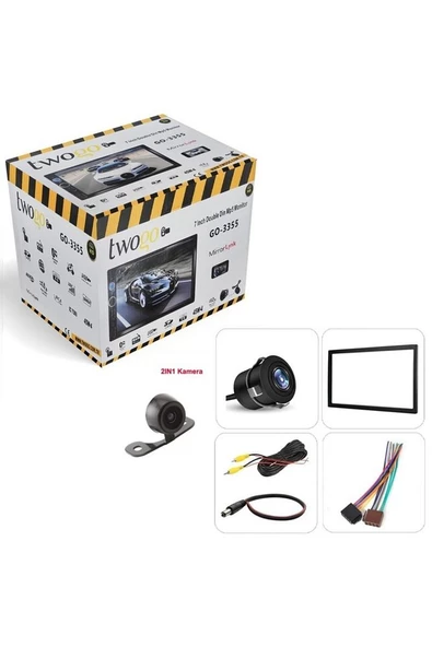 Twogo Double Teyp 7inch 4x50w Mirorlink Twogo GO-3355 - 2
