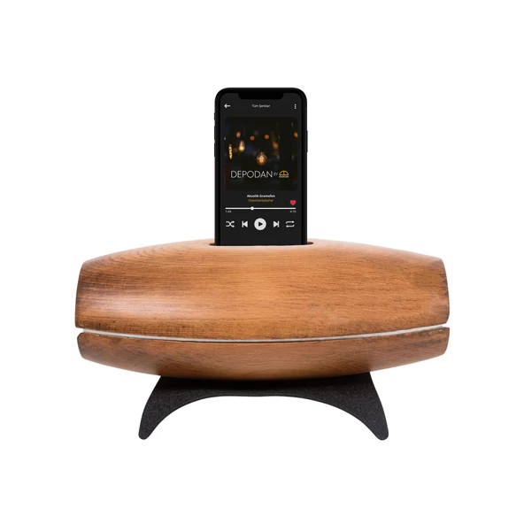 Tone Koyu Ceviz Akustik Gramofon