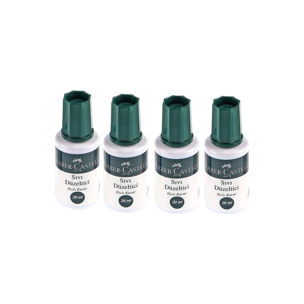 Faber Castell Daksil Sıvı 20 Ml - 4 Adet - 1