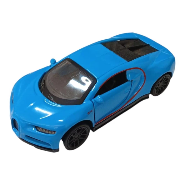 Çek Bırak Metal Araba - 4311F - Mavi