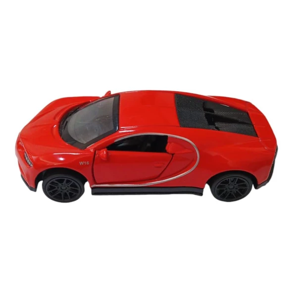 Çek Bırak Metal Araba - 4311F - Kırmızı - Resim 2