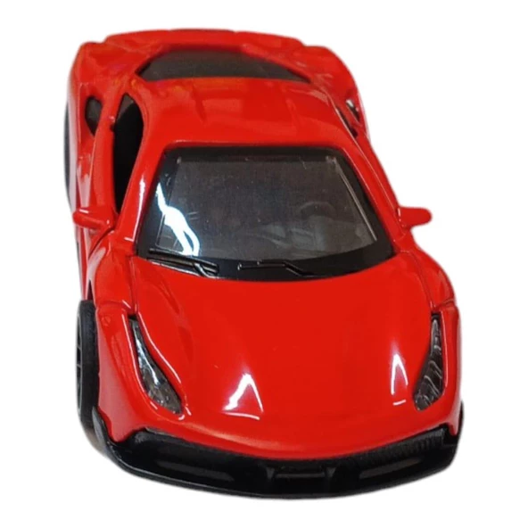 Çek Bırak Metal Araba - 4311B - Kırmızı - Resim 3