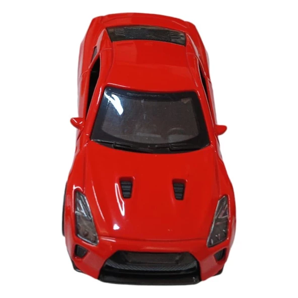 Çek Bırak Metal Araba - 4311E - Kırmızı - Resim 3