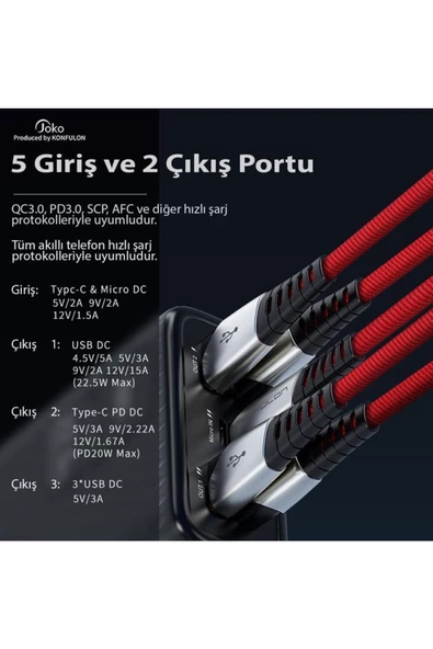 A26Q Powerbank 30.000 Mah Pd 20w Hızlı Şarj - 8