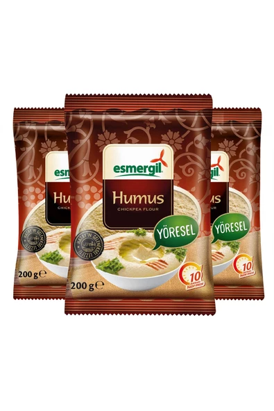 Esmergil Humus Nohut Unu 3'lü Paket 3 X 200 G