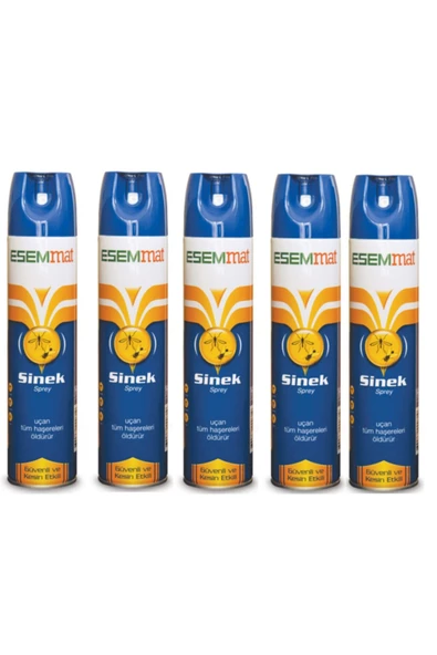 Esemmat Ultra Sineklere Karşı Sprey 300 Ml*5 Adet