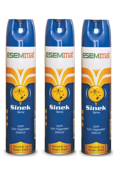 Esemmat Ultra Sineklere Karşı Sprey 300 Ml*3 Adet