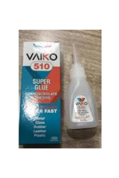 vaiko Genel Amaçlı Japon Yapıştırıcı Çok Hızlı Çok Güçlü Vaıko 510-50 Adet Toptan Net-10g - 3