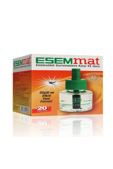 Esemmat Elektrolikit Yedek 45 Gece 2'li Paket