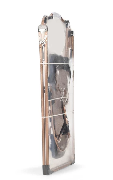 Rival Gondol Yatabilen Tenteli Mama tepsili Bebek Salıncak Çocuk Salıncakları Gold Kahverengi - 2