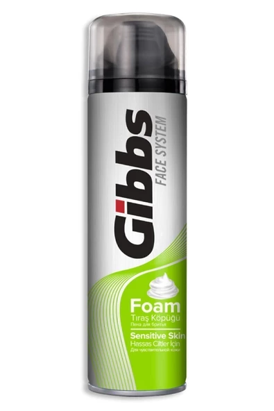 GİBBS Tıraş Köpüğü Extra Sensetive Traş 200 ml