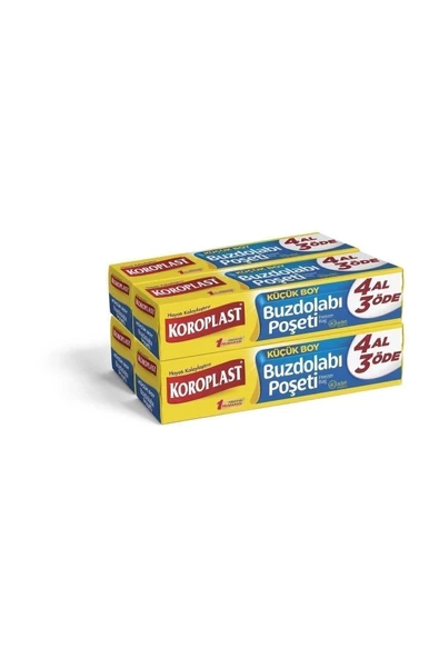 KADIKÖYAVM Koroplast Buzdolabı Poşeti 4 Paket Büyük Boy 8 Paket Orta Boy 4 Paket Küçük Boy - 3
