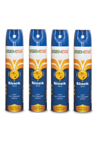 Esemmat Ultra Sineklere Karşı Sprey 300 Ml*4 Adet