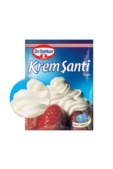 Dr. Oetker Krem Şanti Sade 75gr X 24 Adet