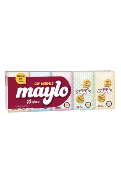 Maylo Cep Mendili - 10 Adet