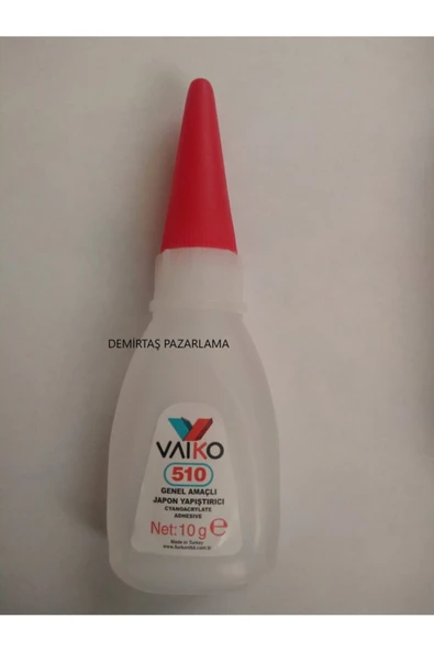 vaiko Genel Amaçlı Japon Yapıştırıcı Çok Hızlı Çok Güçlü Vaıko 510-50 Adet Toptan Net-10g - 2