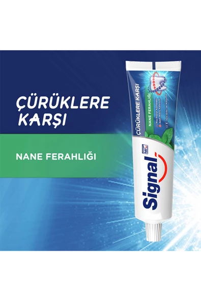 Signal Diş Macunu Çürüklere Karşı Nane Ferahlığı 100 ml X6 - 3