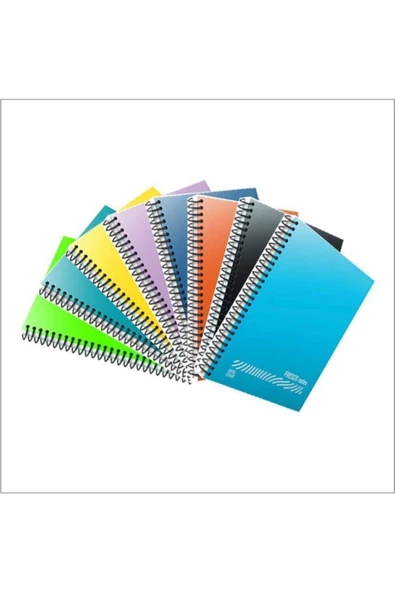 Gıpta Fresco (8'Lİ PAKET) A4 72 Yaprak 4 Kareli 4 Çizgili Plastik Kapak 10005405595, One Size - 2