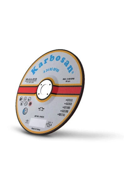 KARBOSAN Metal Taşlama Diski 115x6.4x22.23 - 3