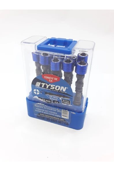 TYSON PH2x65mm Çift yönlü S2 Çeliği Mıknatıs Uçlu Bits Uç (1 ADET)