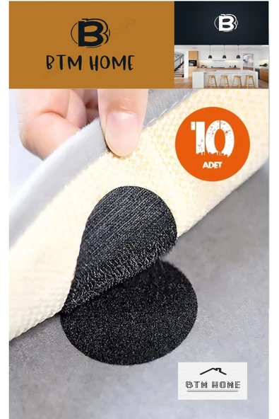 btmhome Halı, Kilim, Paspas, Örtü ve Minder kaydırmaz 10 ADET Kaydırmaz Taban - 2