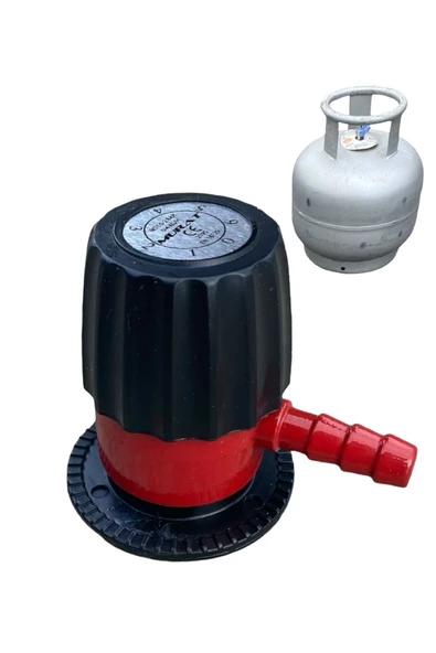 Murat Ayarlı Tüp Dedantörü, 6 Kademeli Yüksek Basınçlı,12kg Şişman Tüpe Uyumlu Regülatör ürün görseli