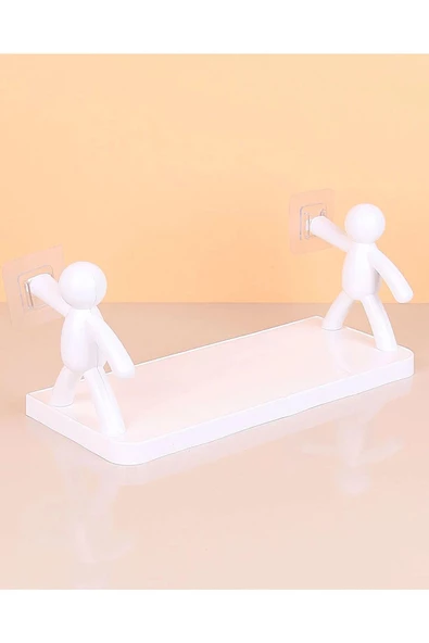 Btm Home Yapışkanlı Mutfak ve Banyo Dekoratif Raf - 4